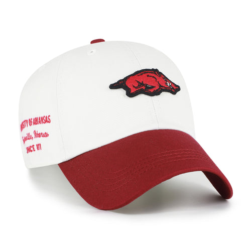 ARKANSAS RAZORBACKS CONTEMPORARY BASICS TWO TONE '47 CLEAN UP