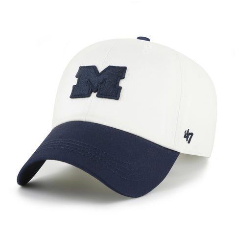 MICHIGAN WOLVERINES CONTEMPORARY BASICS TWO TONE '47 CLEAN UP