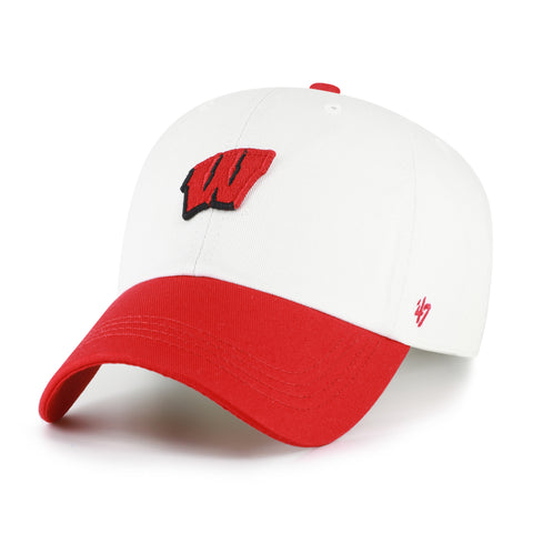 WISCONSIN BADGERS CONTEMPORARY BASICS TWO TONE '47 CLEAN UP