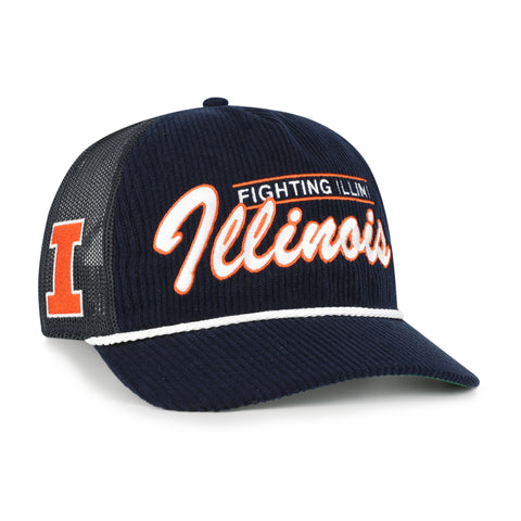 ILLINOIS FIGHTING ILLINI DOUBLE HEADER MESH '47 HITCH RF RELAXED FIT