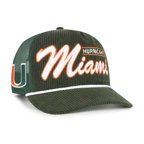 MIAMI HURRICANES DOUBLE HEADER MESH '47 HITCH RF RELAXED FIT