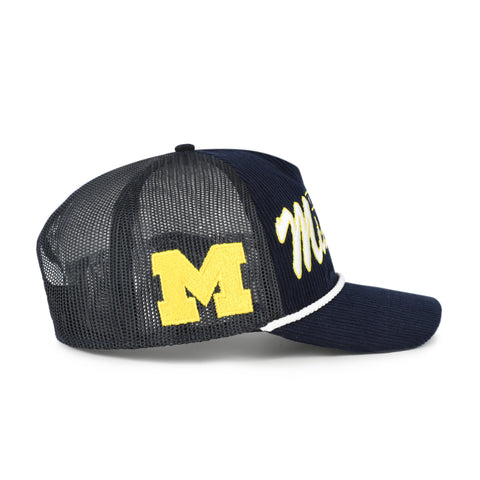 MICHIGAN WOLVERINES DOUBLE HEADER MESH '47 HITCH RF RELAXED FIT