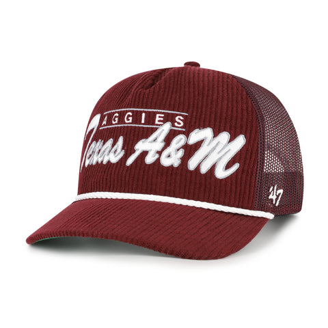 TEXAS A&M AGGIES DOUBLE HEADER MESH '47 HITCH RF RELAXED FIT