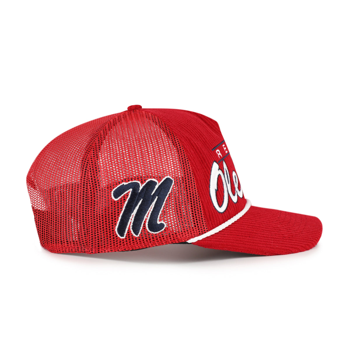 MISSISSIPPI REBELS DOUBLE HEADER MESH '47 HITCH RF RELAXED FIT