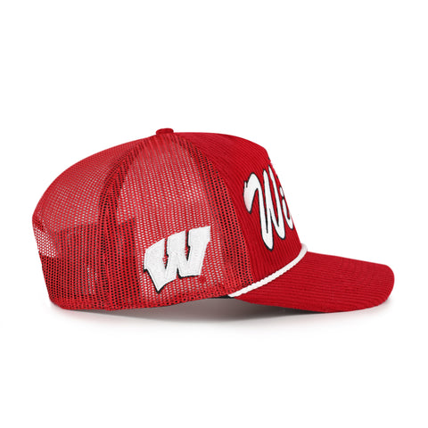 WISCONSIN BADGERS DOUBLE HEADER MESH '47 HITCH RF RELAXED FIT