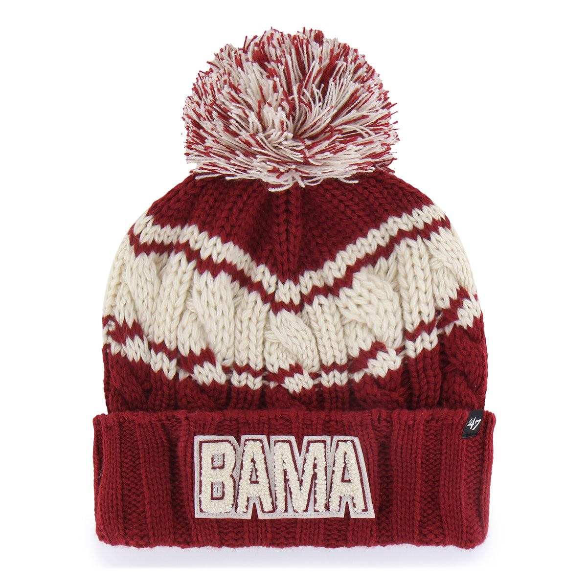 ALABAMA CRIMSON TIDE EMMA '47 CUFF KNIT WOMENS