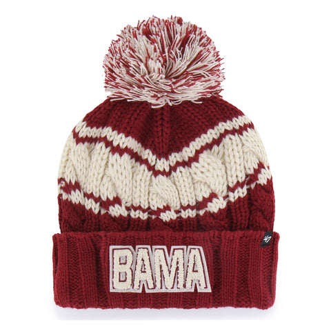 ALABAMA CRIMSON TIDE EMMA '47 CUFF KNIT WOMENS