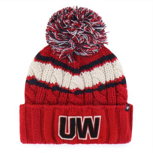 WISCONSIN BADGERS EMMA '47 CUFF KNIT WOMENS