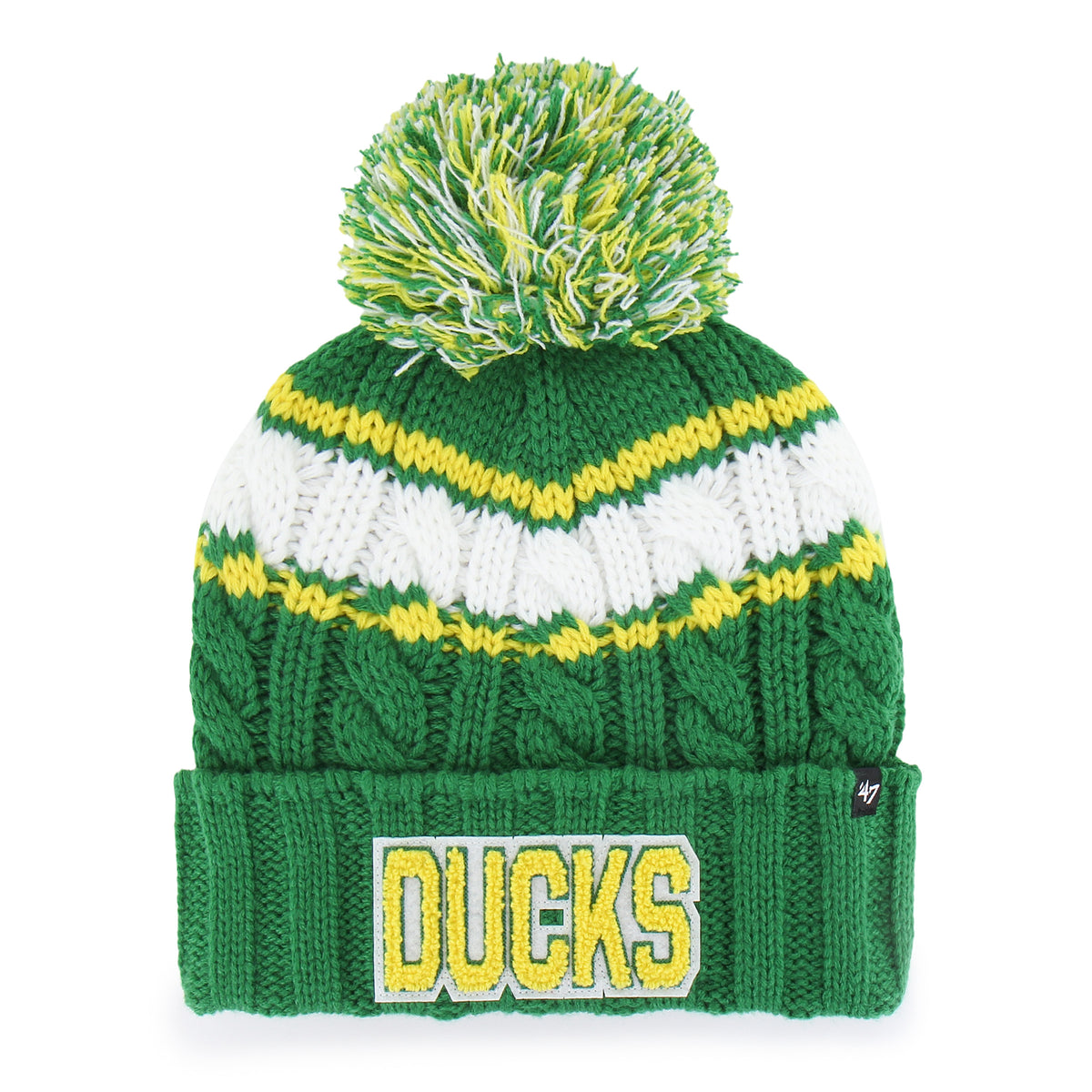 OREGON DUCKS EMMA '47 CUFF KNIT WOMENS