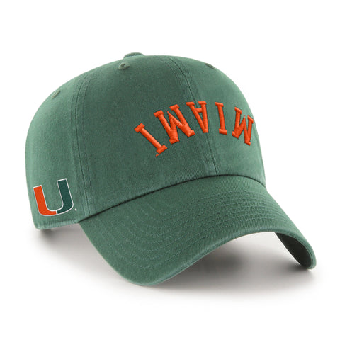 MIAMI HURRICANES UPSIDE DOWN 47 CLEAN UP