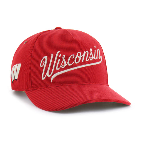 WISCONSIN BADGERS VINTAGE GRANDSTAND CORD '47 HITCH RF RELAXED FIT