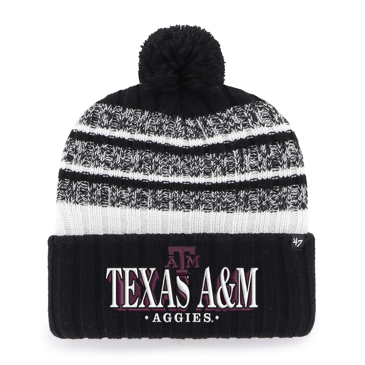 TEXAS A&M AGGIES GRAPHIC TAVERN '47 CUFF KNIT
