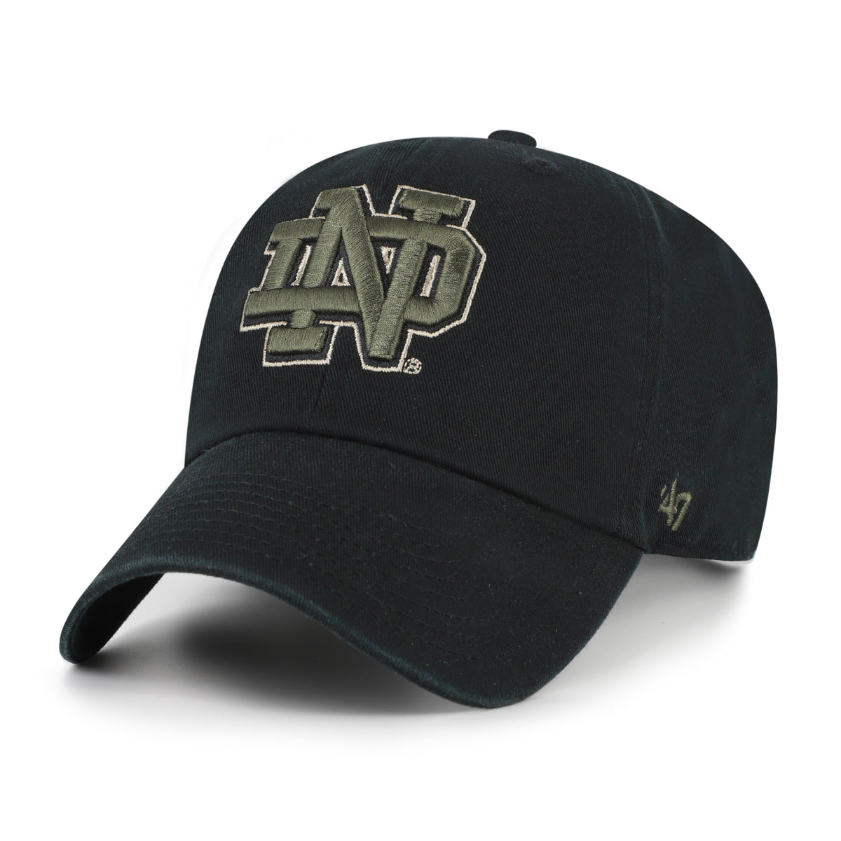 NOTRE DAME FIGHTING IRISH KHAKI ACCENTS '47 CLEAN UP