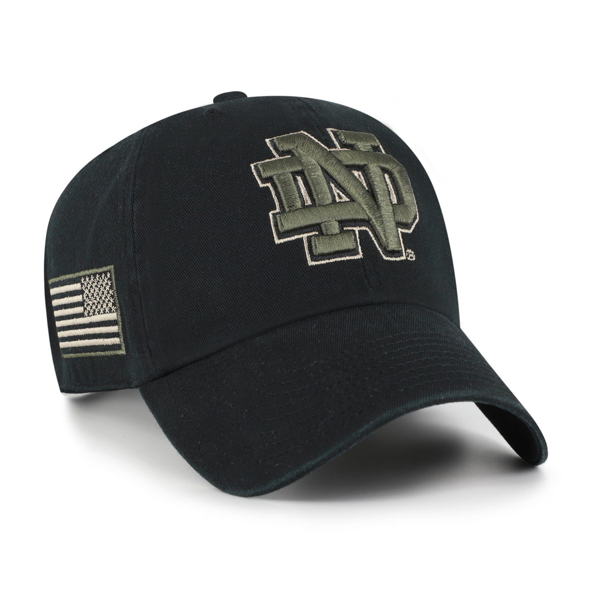 NOTRE DAME FIGHTING IRISH KHAKI ACCENTS '47 CLEAN UP