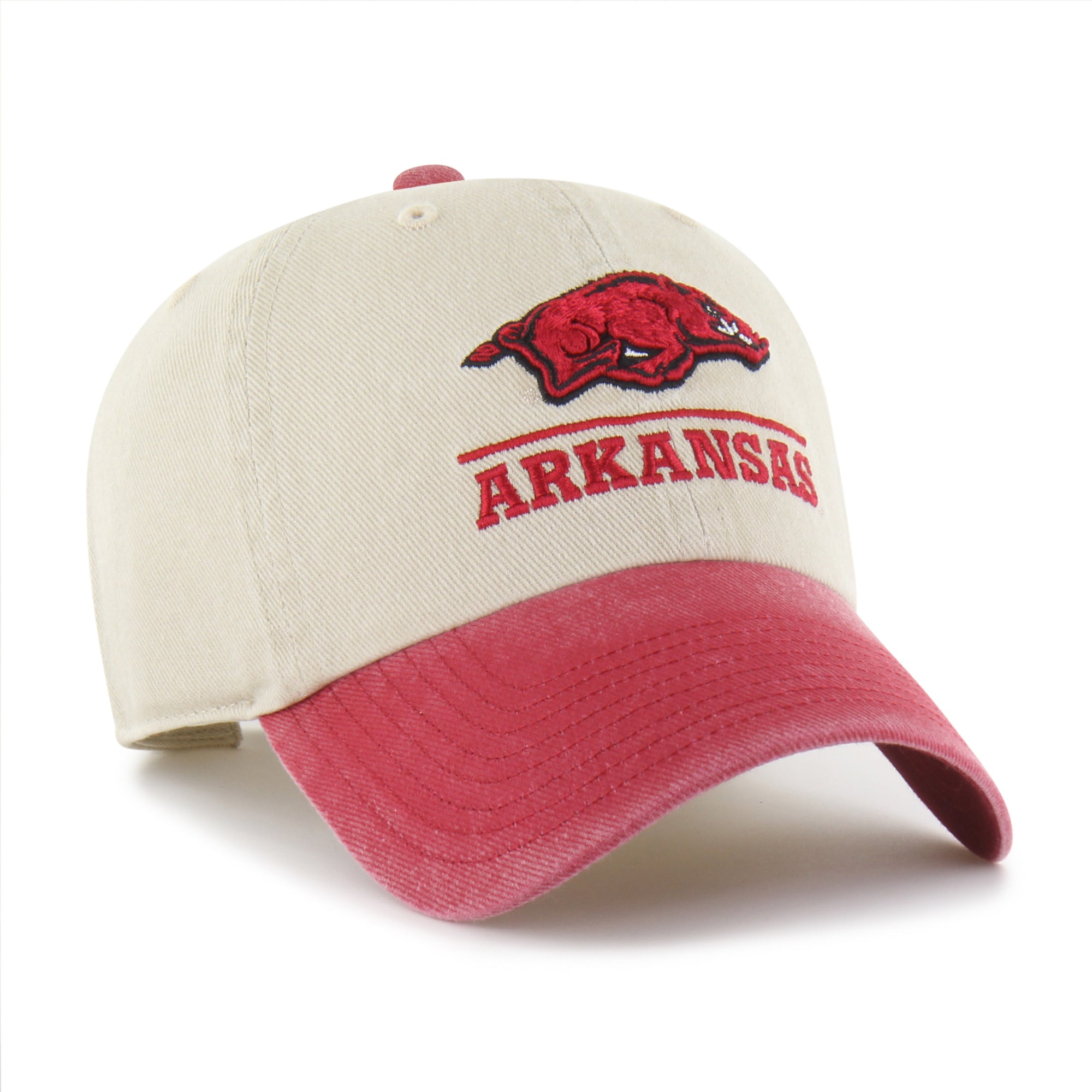 Arkansas Razorbacks Logo Line Two Tone '47 Clean Up
