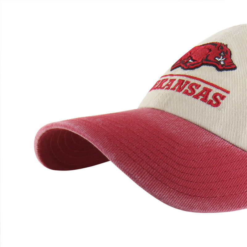 Arkansas Razorbacks Logo Line Two Tone '47 Clean Up