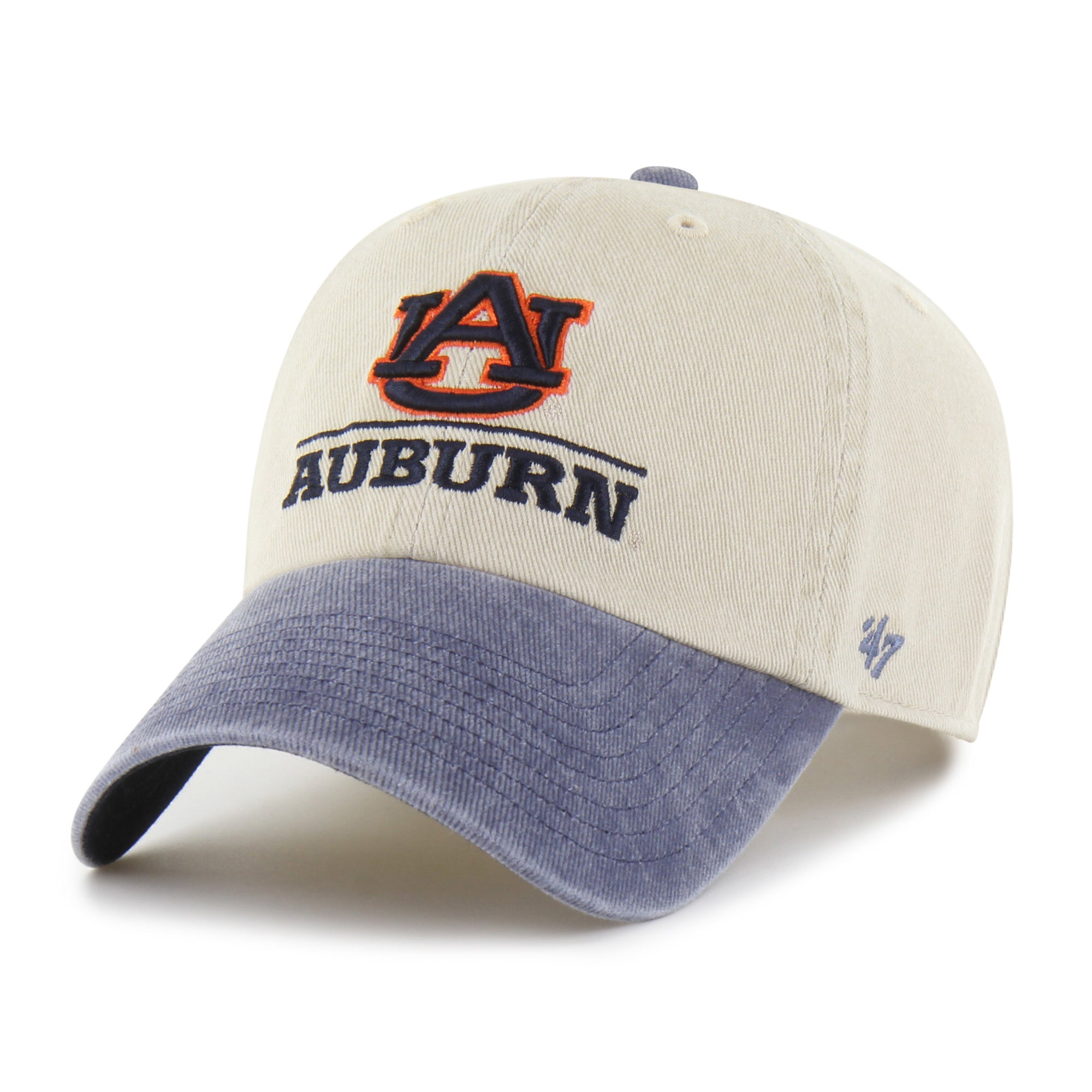 Auburn Tigers Logo Line Two Tone '47 Clean Up