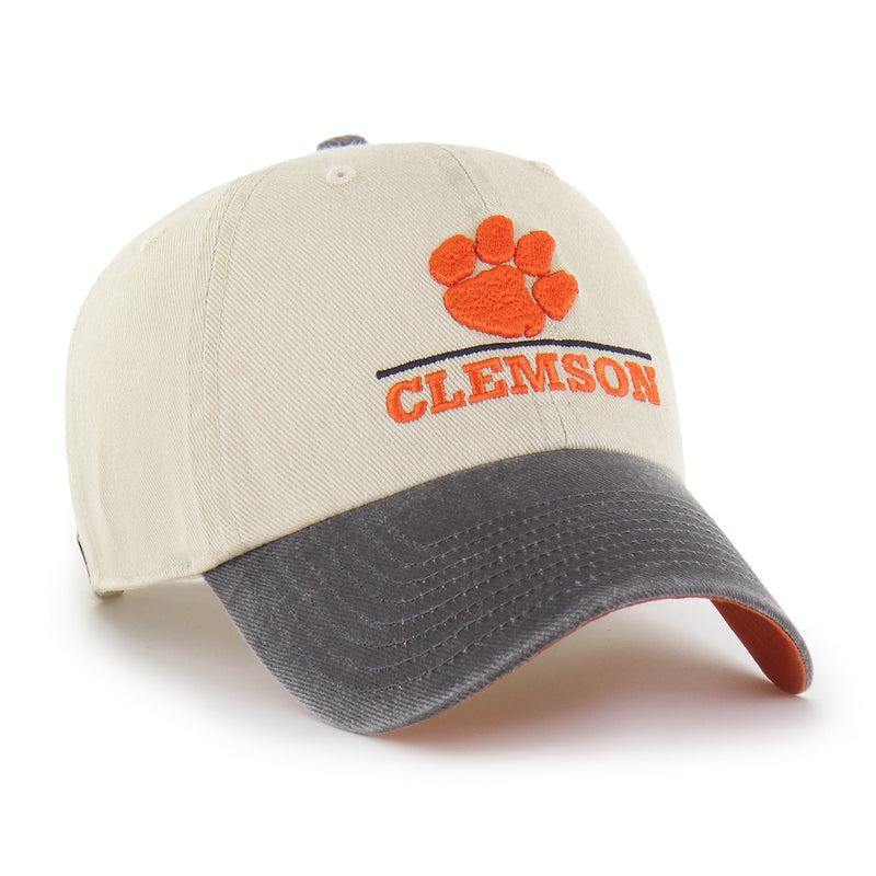 Clemson Tigers Logo Line Two Tone '47 Clean Up
