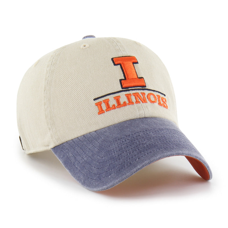 Illinois Fighting Illini Logo Line Two Tone '47 Clean Up