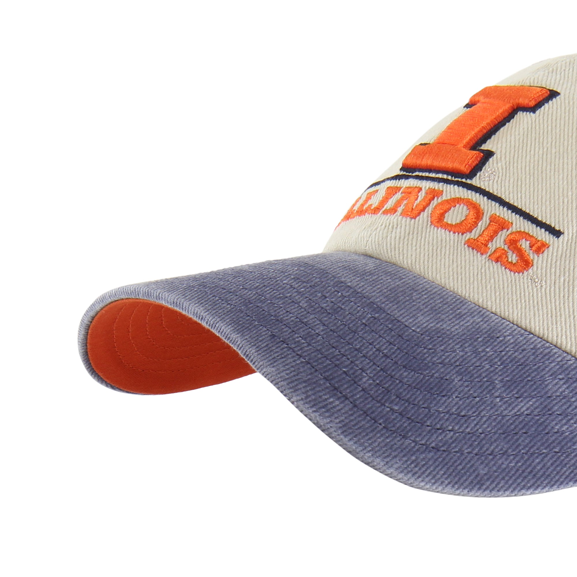 Illinois Fighting Illini Logo Line Two Tone '47 Clean Up