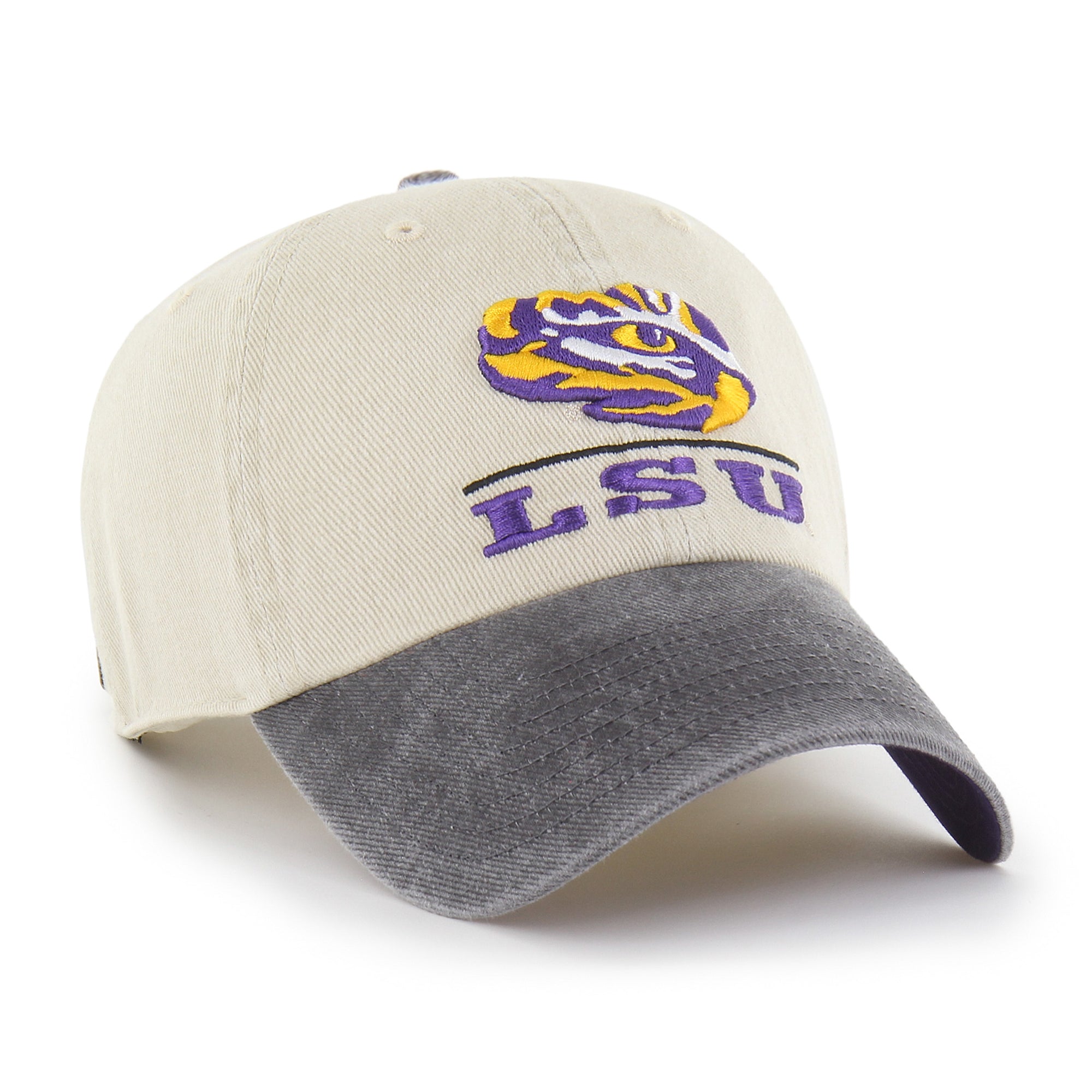 Louisiana State Tigers LSU Logo Line Two Tone '47 Clean Up