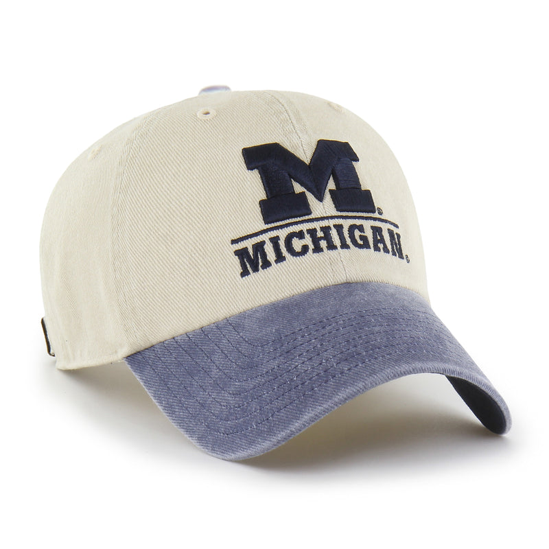 Michigan Wolverines Logo Line Two Tone '47 Clean Up