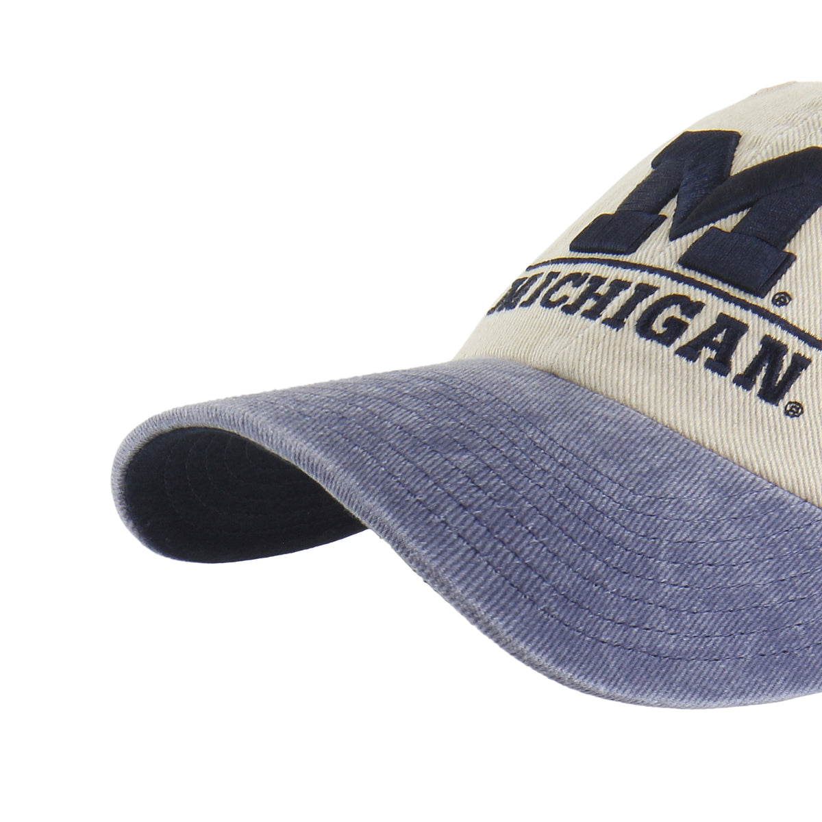 Michigan Wolverines Logo Line Two Tone '47 Clean Up