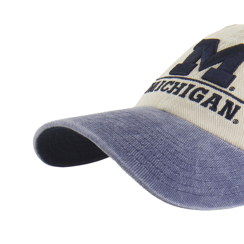 Michigan Wolverines Logo Line Two Tone '47 Clean Up