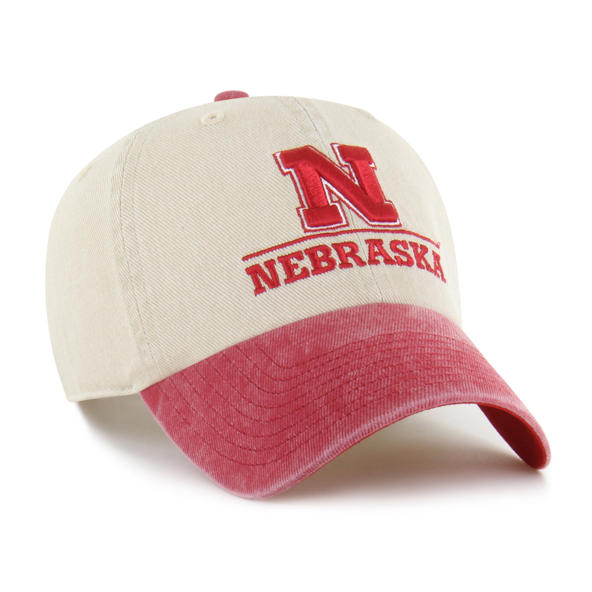 Nebraska Cornhuskers Logo Line Two Tone '47 Clean Up