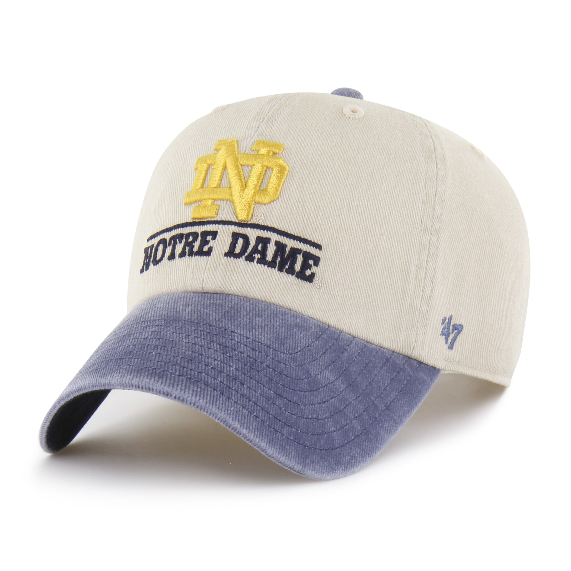 Notre Dame Fighting Irish Logo Line Two Tone '47 Clean Up