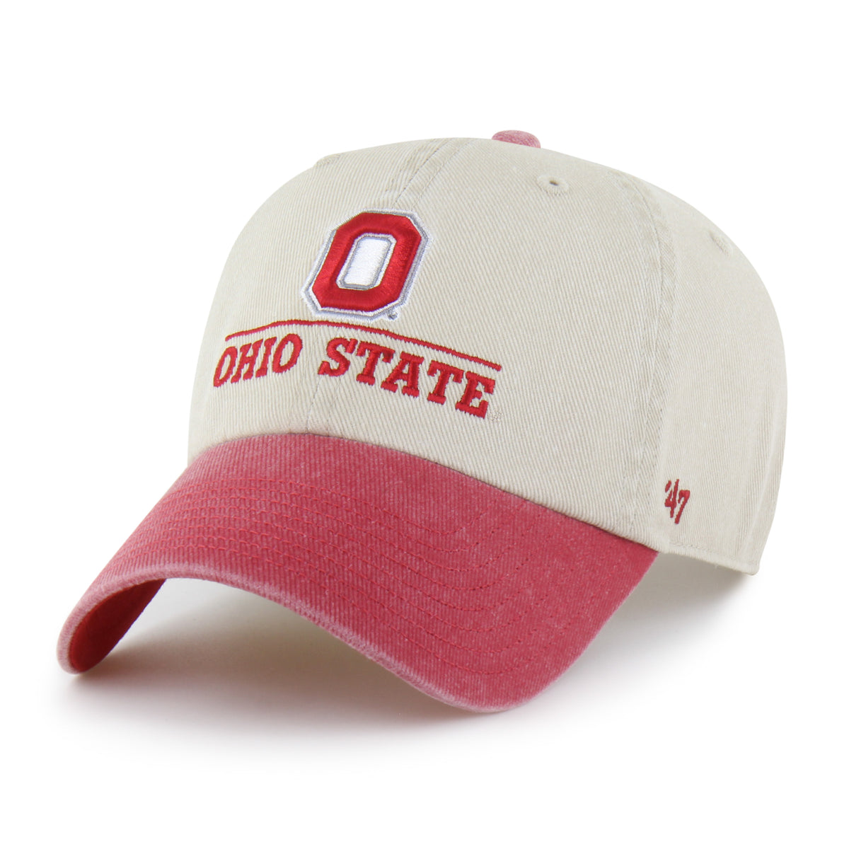 Ohio State Buckeyes Logo Line Two Tone '47 Clean Up