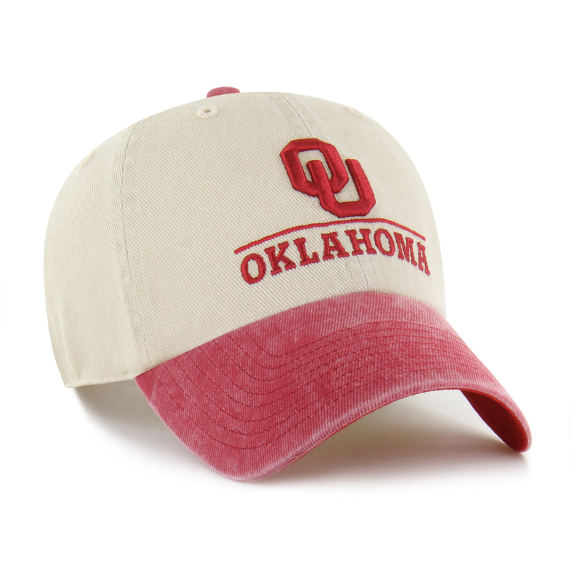Oklahoma Sooners Logo Line Two Tone '47 Clean Up
