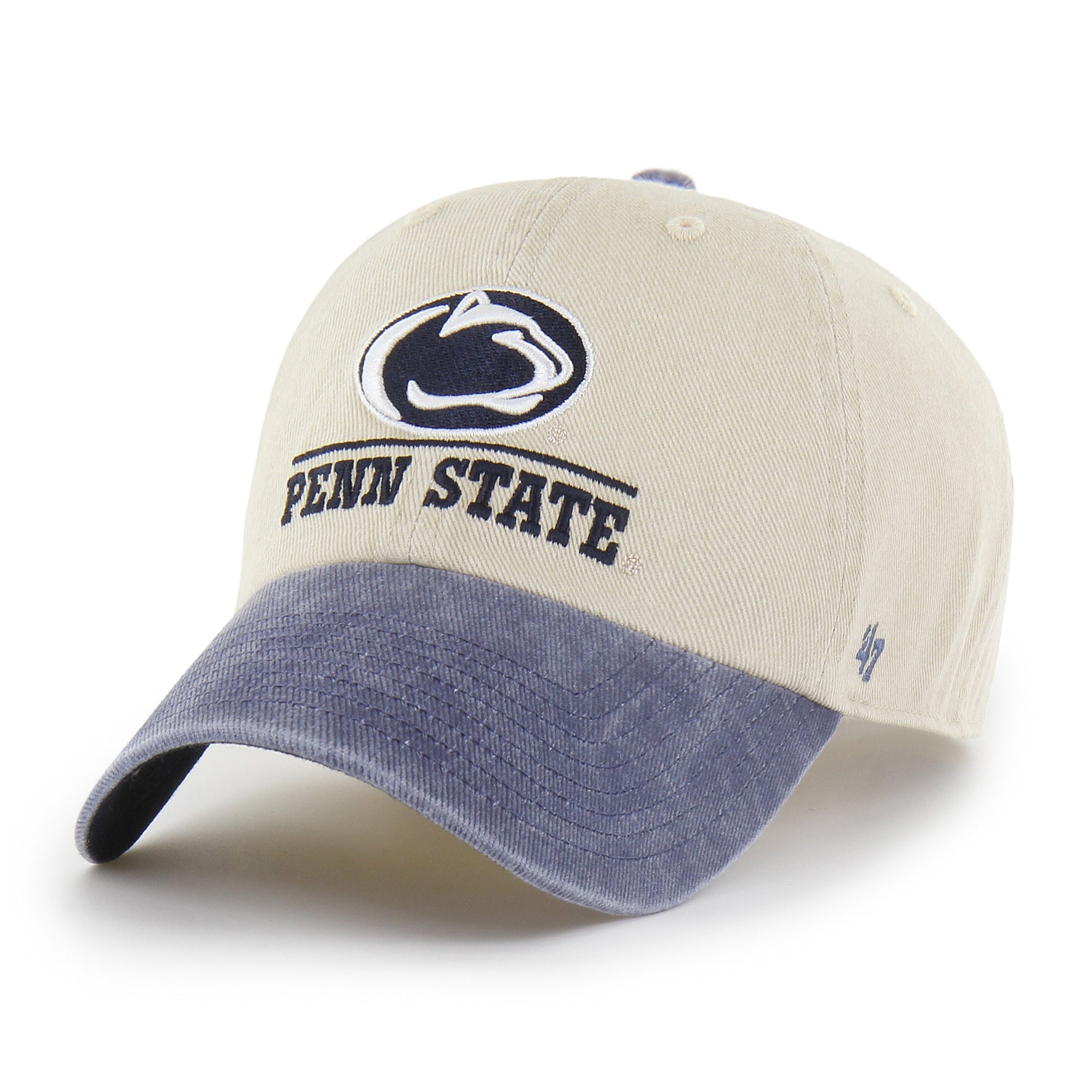 Penn State Nittany Lions Logo Line Two Tone '47 Clean Up