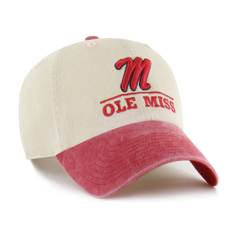Mississippi Rebels Logo Line Two Tone '47 Clean Up
