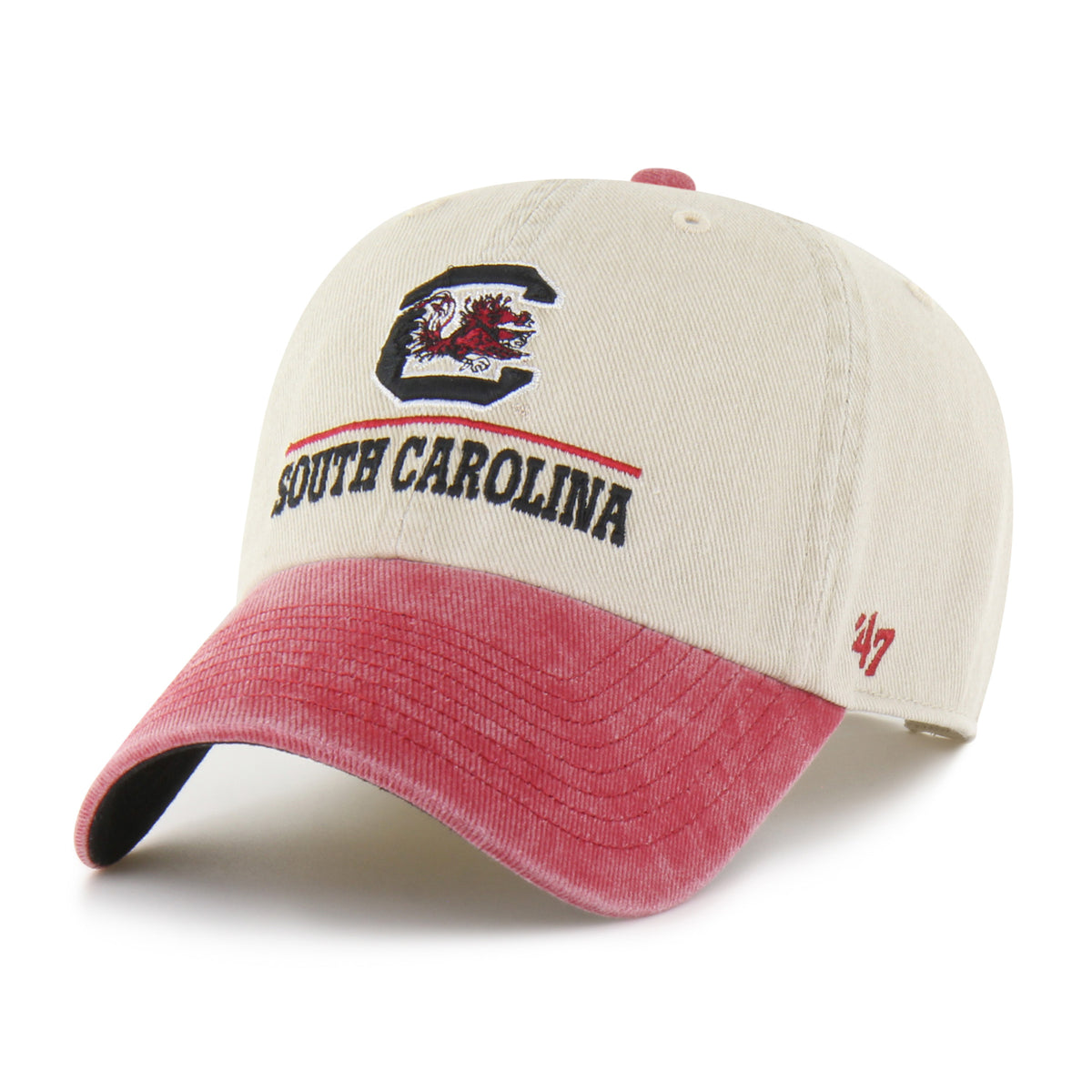 South Carolina Gamecocks Logo Line Two Tone '47 Clean Up