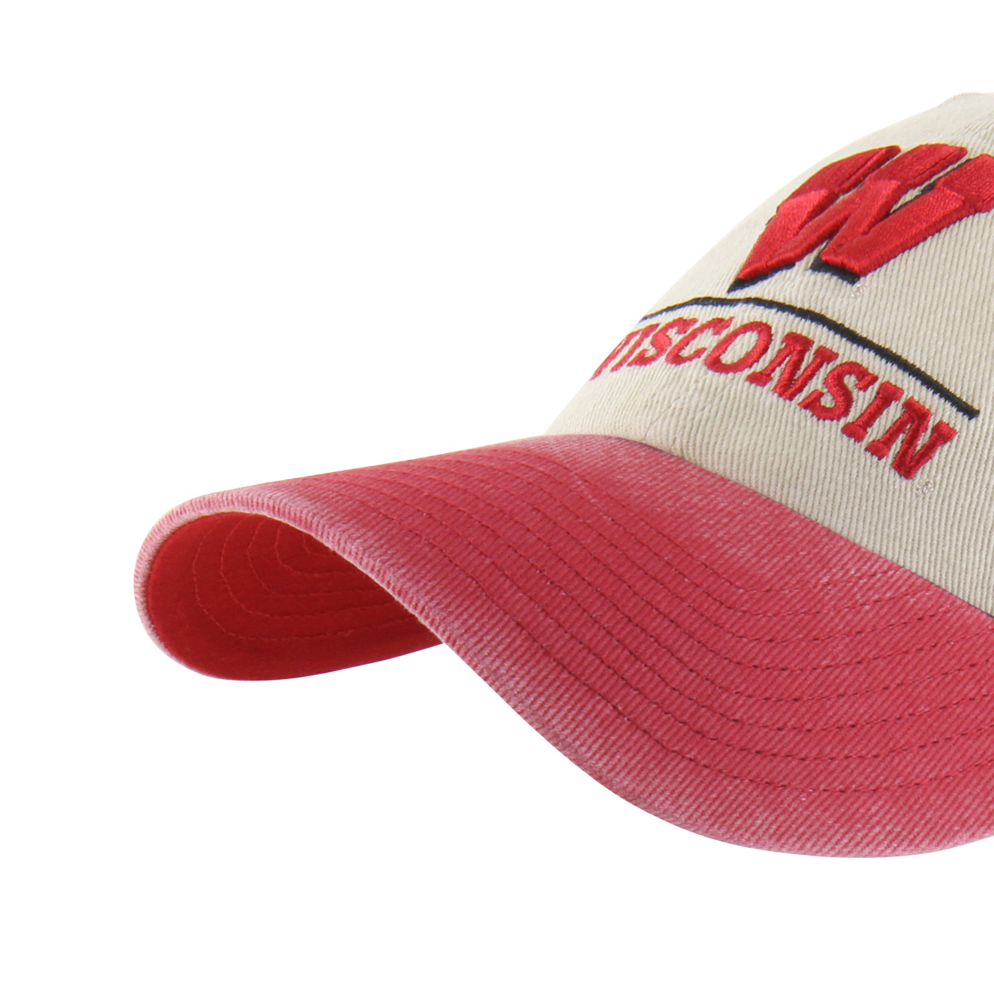 Wisconsin Badgers Logo Line Two Tone '47 Clean Up