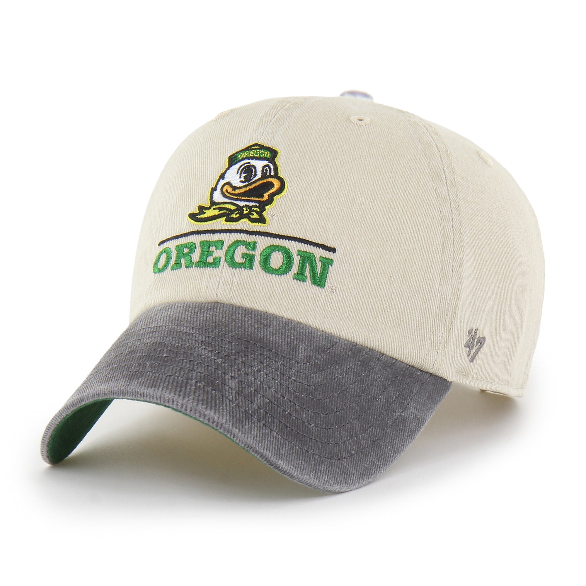 Oregon Ducks Logo Line Two Tone '47 Clean Up