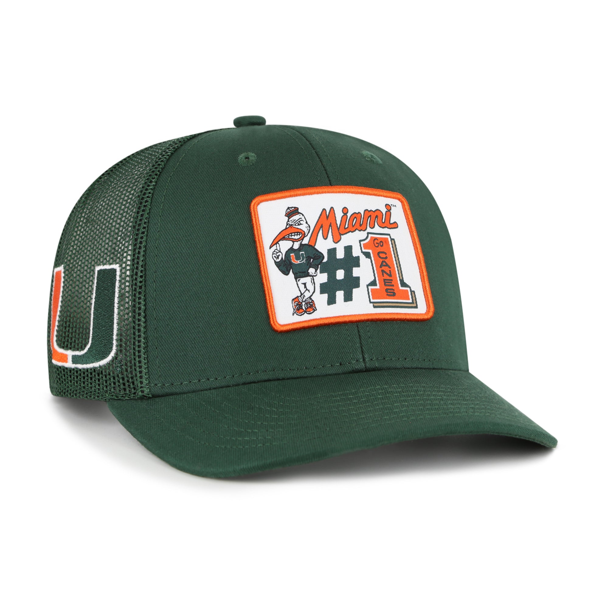 MIAMI HURRICANES MASCOT MANIA '47 TRUCKER