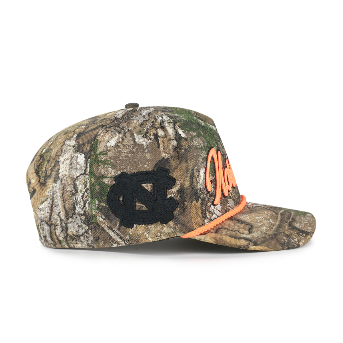 NORTH CAROLINA TAR HEELS UNC OVERHAND SCRIPT REALTREE '47 HITCH
