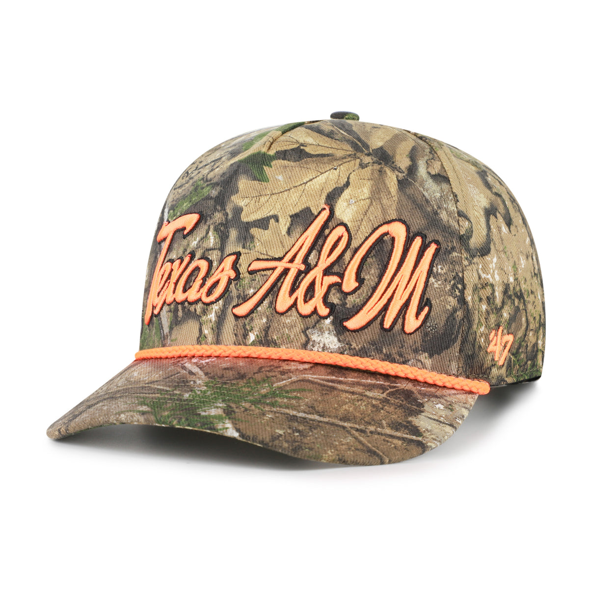 TEXAS A&M AGGIES OVERHAND SCRIPT REALTREE '47 HITCH