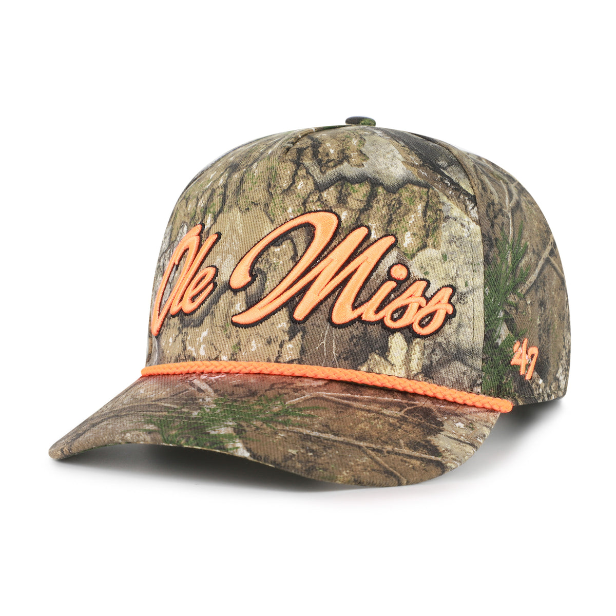 MISSISSIPPI REBELS OVERHAND SCRIPT REALTREE '47 HITCH