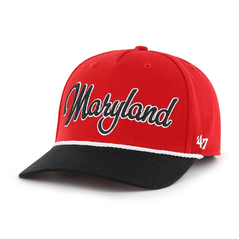 MARYLAND TERRAPINS OVERHAND SCRIPT TWO TONE '47 MVP DV