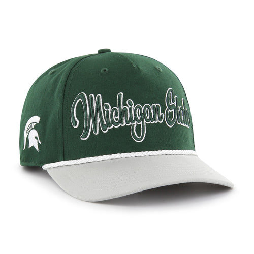MICHIGAN STATE SPARTANS OVERHAND SCRIPT TWO TONE '47 MVP DV