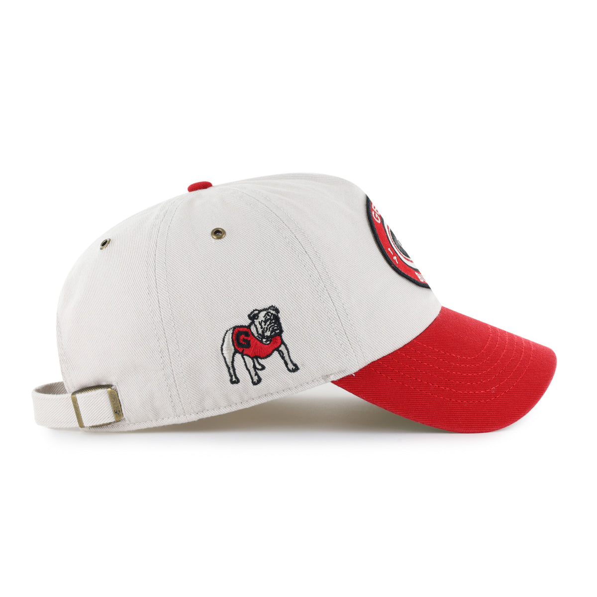 GEORGIA BULLDOGS OVAL STACK '47 CLEAN UP PINCH FRONT