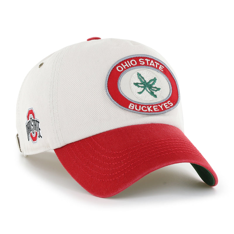 OHIO STATE BUCKEYES OVAL STACK '47 CLEAN UP PINCH FRONT