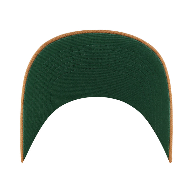 TEXAS LONGHORNS OVAL STACK '47 CLEAN UP PINCH FRONT