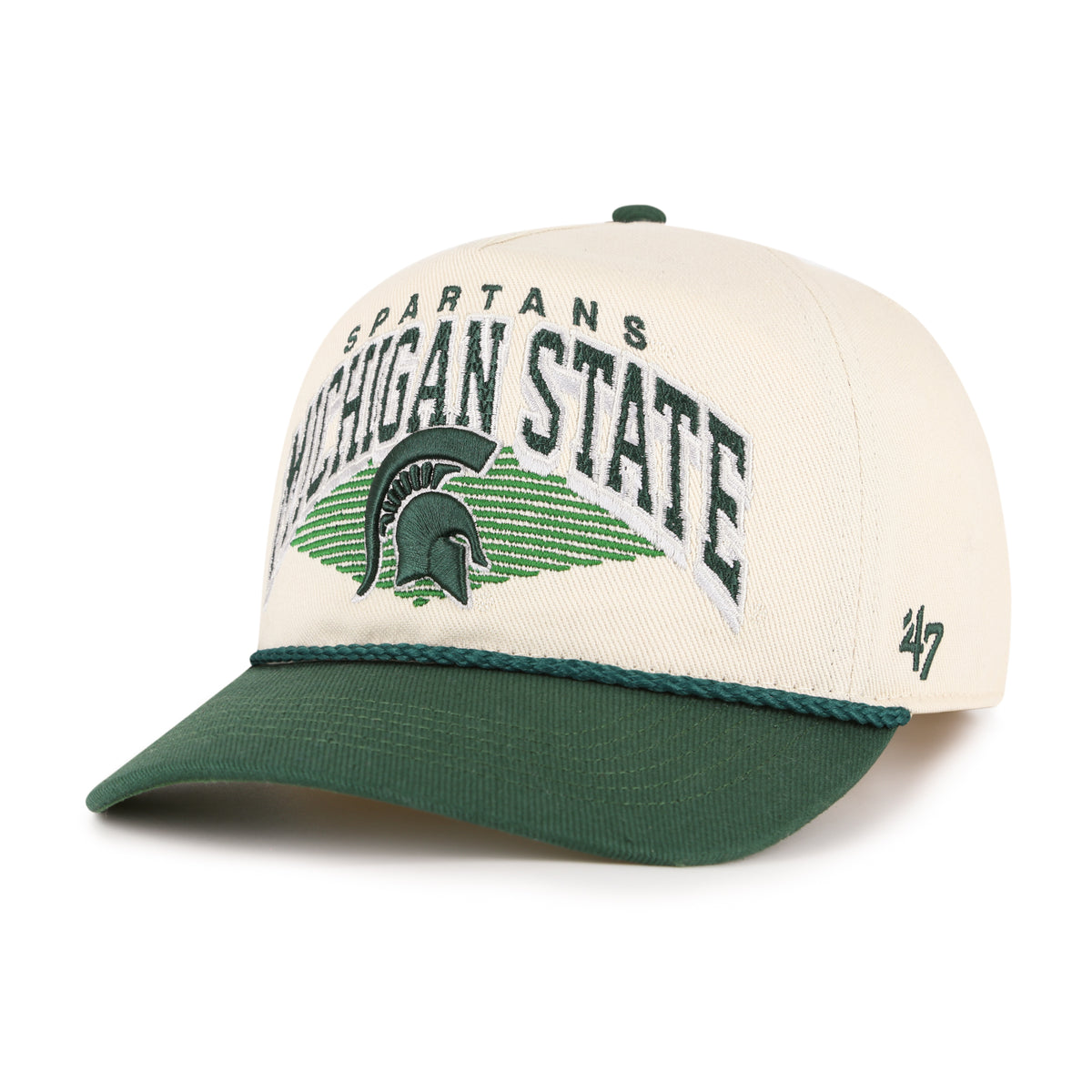 MICHIGAN STATE SPARTANS POMONA TWO TONE ROPE '47 HITCH