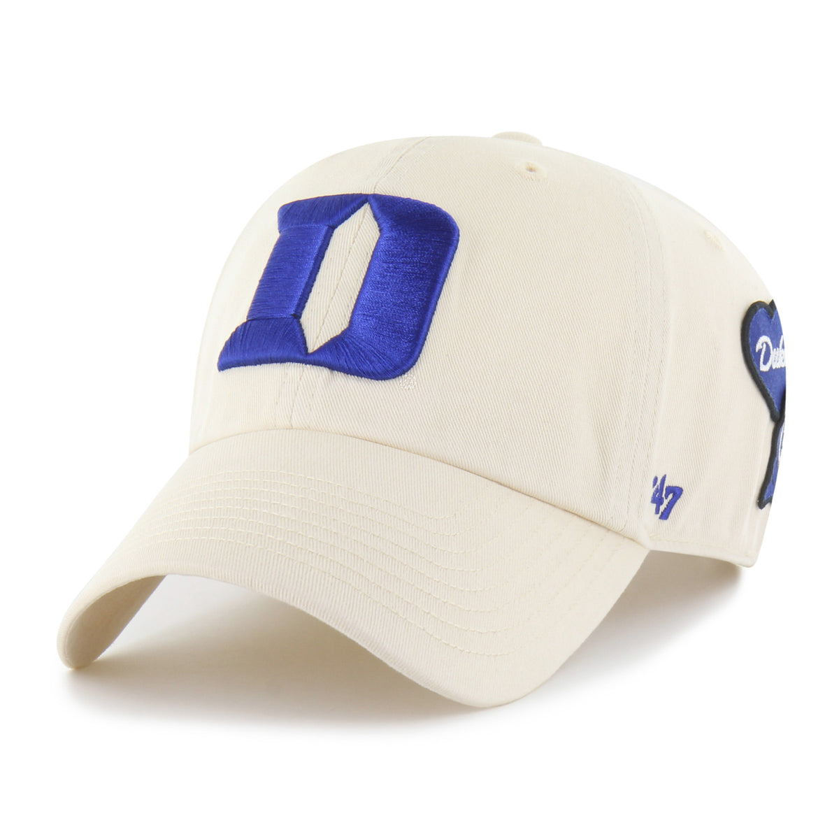 DUKE BLUE DEVILS BADGES '47 CLEAN UP