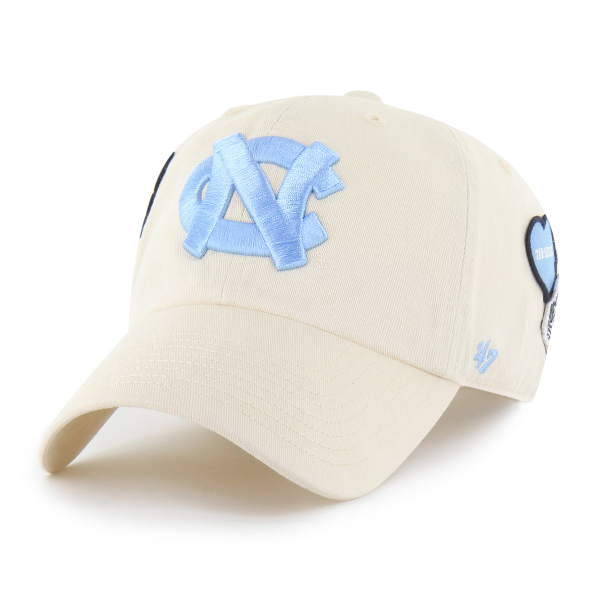 NORTH CAROLINA TAR HEELS UNC BADGES '47 CLEAN UP
