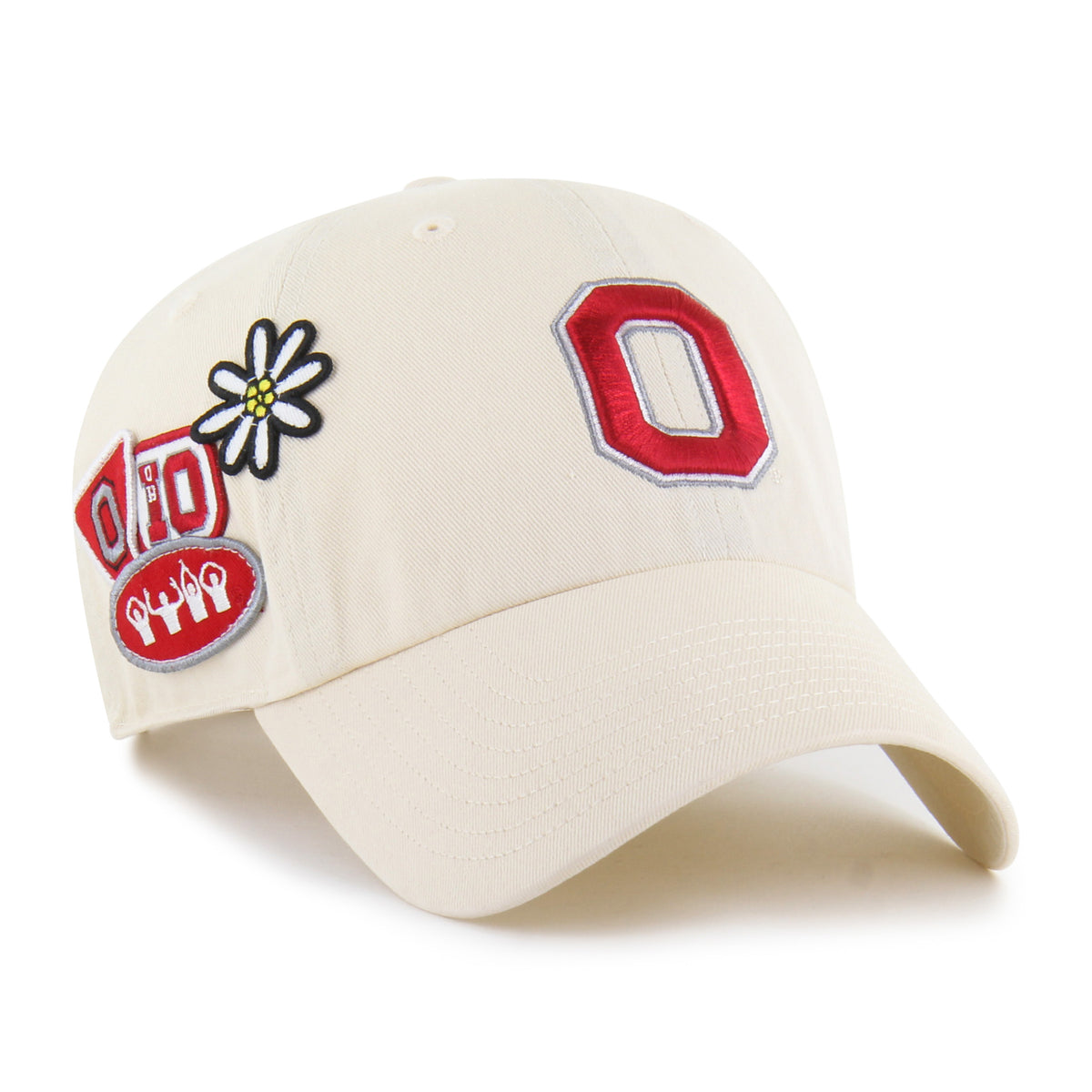 OHIO STATE BUCKEYES BADGES '47 CLEAN UP